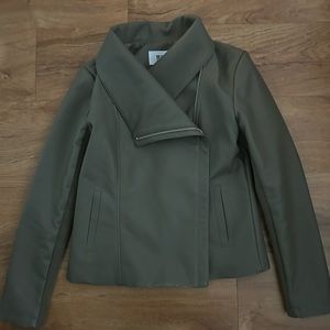 BB Dakota Steve Madden Gray Leather Jacket, NEVER BEEN WORN!